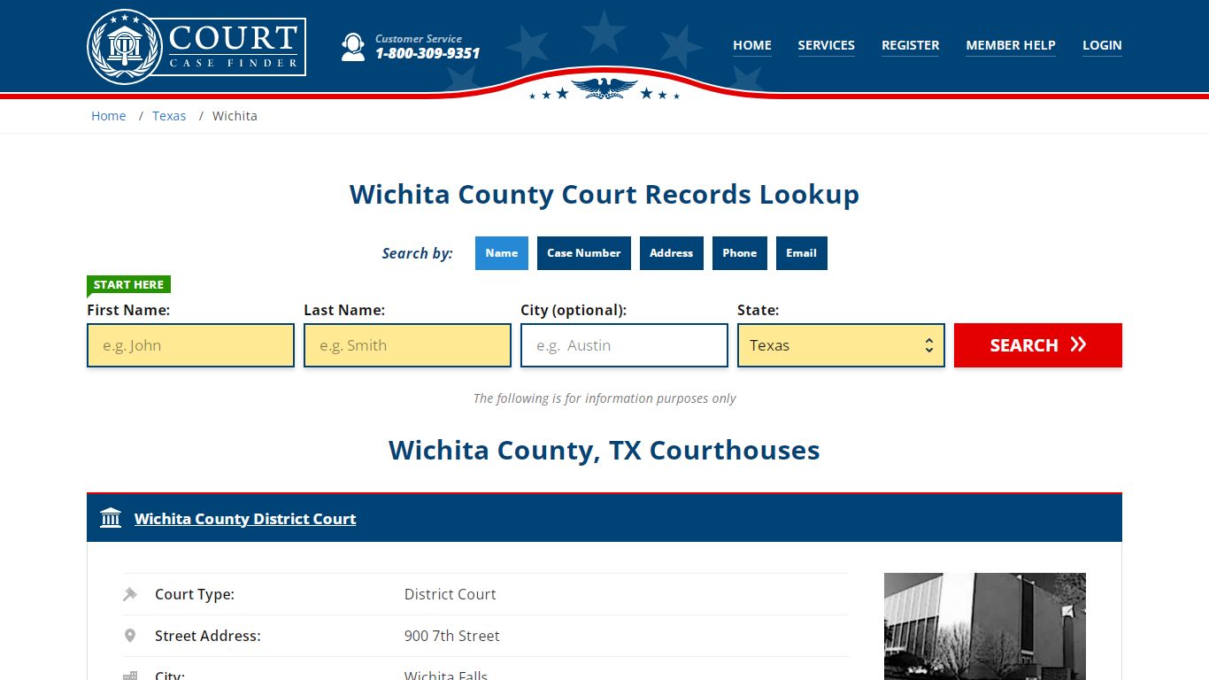 Wichita County Court Records | TX Case Lookup